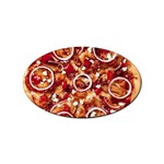 pizza Sticker Oval (10 pack)