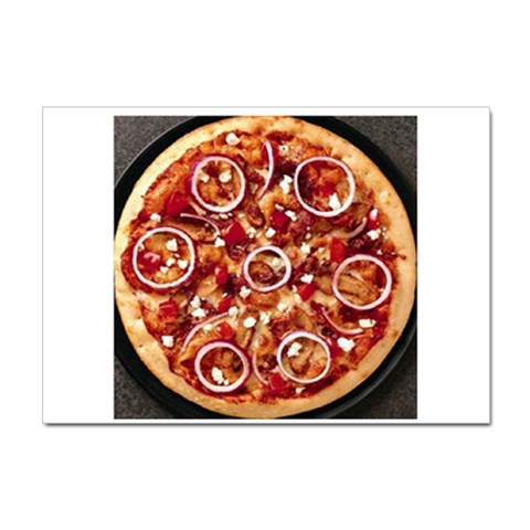 pizza Sticker A4 (10 pack) from UrbanLoad.com Front