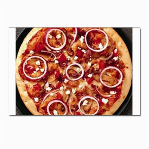 pizza Postcard 4 x 6  (Pkg of 10) from UrbanLoad.com Front