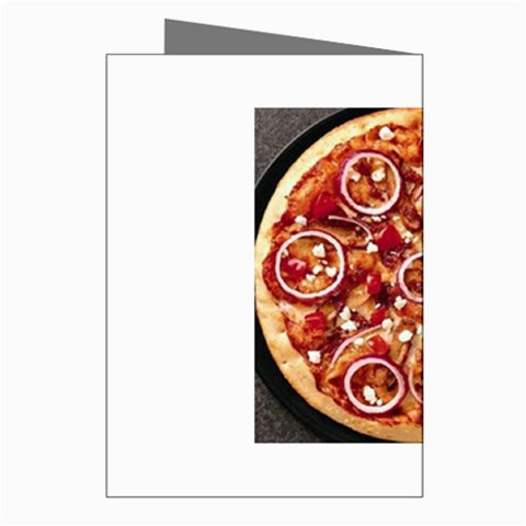 pizza Greeting Cards (Pkg of 8) from UrbanLoad.com Right