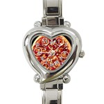 pizza Heart Italian Charm Watch