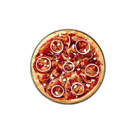 pizza Hat Clip Ball Marker (4 pack) from UrbanLoad.com Front