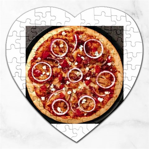 pizza Jigsaw Puzzle (Heart) from UrbanLoad.com Front