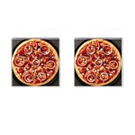 pizza Cufflinks (Square)