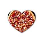 pizza Rubber Coaster (Heart)