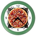 pizza Color Wall Clock