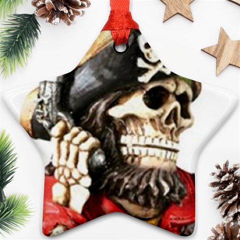 pirate Ornament (Star) from UrbanLoad.com Front