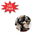 pirate 1  Mini Button (100 pack) 