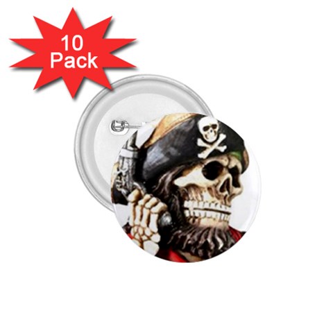 pirate 1.75  Button (10 pack)  from UrbanLoad.com Front