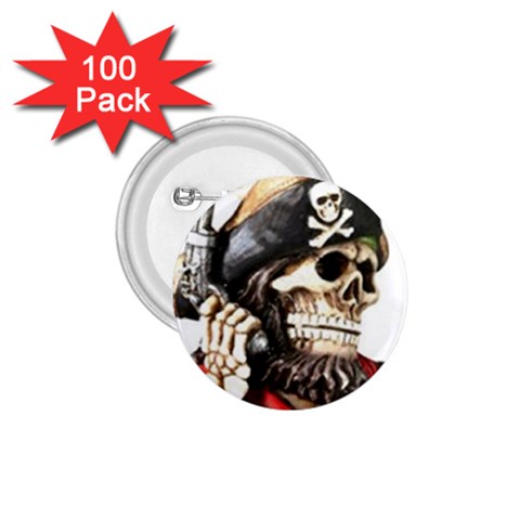 pirate 1.75  Button (100 pack)  from UrbanLoad.com Front