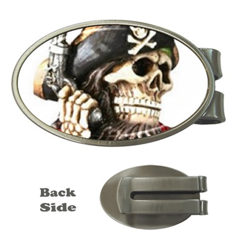 pirate Money Clip (Oval) from UrbanLoad.com Front