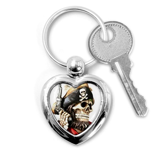 pirate Key Chain (Heart) from UrbanLoad.com Front