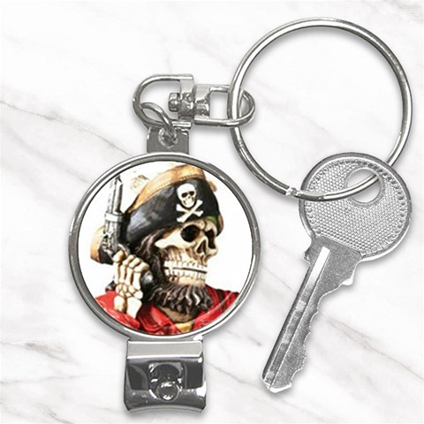 pirate Nail Clippers Key Chain from UrbanLoad.com Front