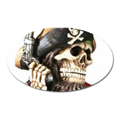 pirate Magnet (Oval) from UrbanLoad.com Front