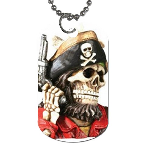pirate Dog Tag (One Side) from UrbanLoad.com Front