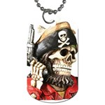 pirate Dog Tag (One Side)