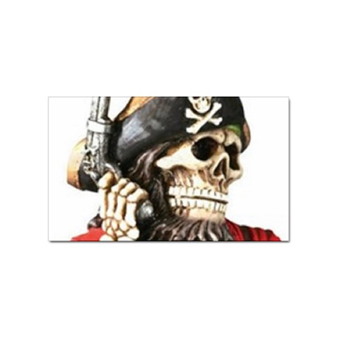 pirate Sticker Rectangular (10 pack) from UrbanLoad.com Front