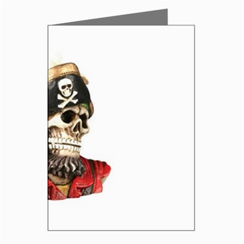 pirate Greeting Cards (Pkg of 8) from UrbanLoad.com Left