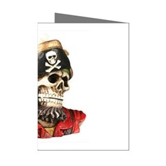 pirate Mini Greeting Cards (Pkg of 8) from UrbanLoad.com Left
