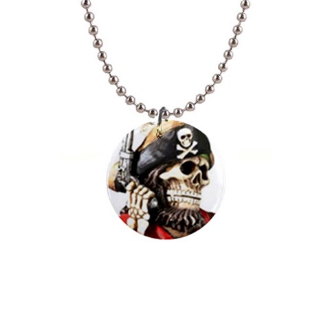 pirate 1  Button Necklace from UrbanLoad.com Front