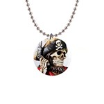 pirate 1  Button Necklace