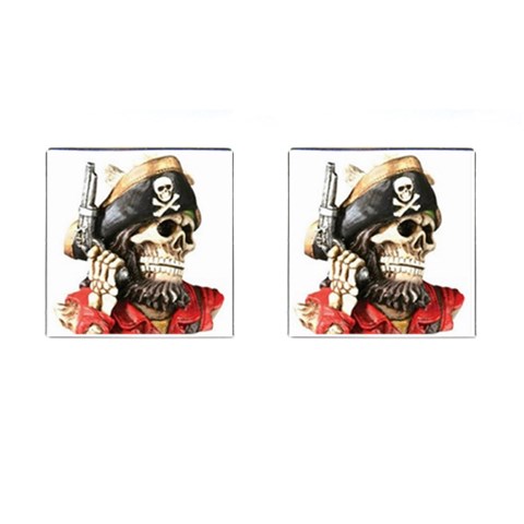 pirate Cufflinks (Square) from UrbanLoad.com Front(Pair)