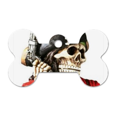 pirate Dog Tag Bone (One Side) from UrbanLoad.com Front