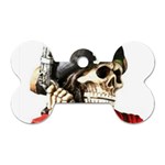 pirate Dog Tag Bone (One Side)