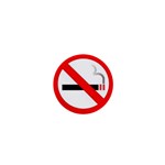 no smoking 1  Mini Button