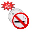 no smoking 1.75  Button (100 pack) 