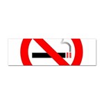 no smoking Sticker Bumper (10 pack)