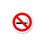 no smoking Golf Ball Marker (4 pack)