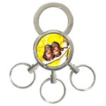 monkeys 3-Ring Key Chain