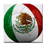 mexican soccer Tile Coaster