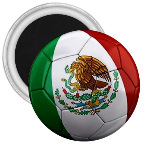 mexican soccer 3  Magnet from UrbanLoad.com Front