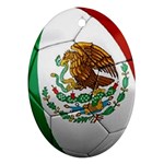 mexican soccer Ornament (Oval)
