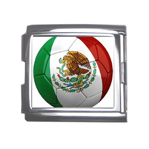 mexican soccer Mega Link Italian Charm (18mm) from UrbanLoad.com Front