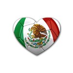 mexican soccer Rubber Coaster (Heart)