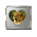 lion Mega Link Heart Italian Charm (18mm)