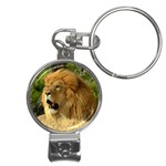 lion Nail Clippers Key Chain