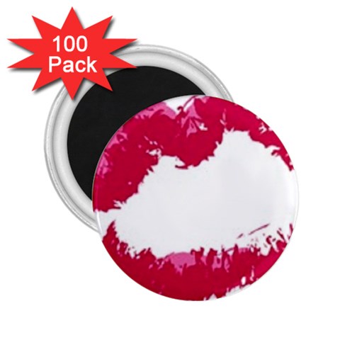lips 2.25  Magnet (100 pack)  from UrbanLoad.com Front