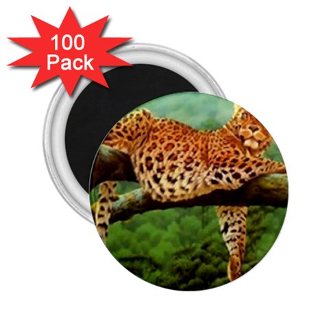 leopard 2.25  Magnet (100 pack)  from UrbanLoad.com Front