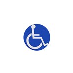 handicap 1  Mini Button