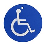 handicap Ornament (Round)