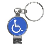 handicap Nail Clippers Key Chain