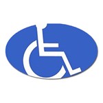 handicap Magnet (Oval)