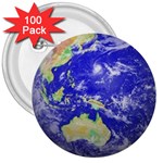 globe 3  Button (100 pack)