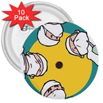 doctors 3  Button (10 pack)