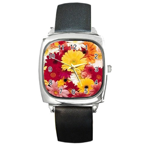 daisys Square Metal Watch from UrbanLoad.com Front