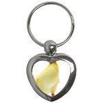 chick duck duckling Key Chain (Heart)